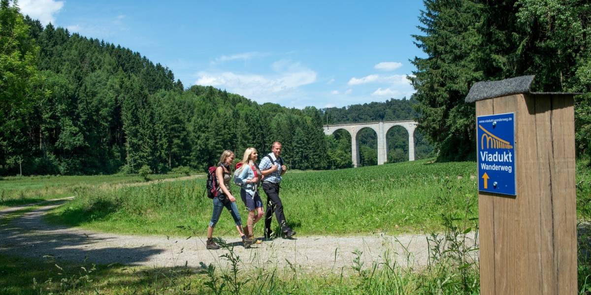 Der Viadukt Wanderweg in Altenbeken © Touristikzentrale Paderborner Land / Reinhard Rohlf